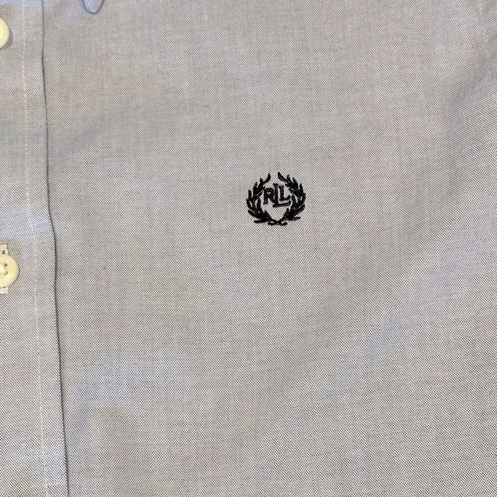 New! Ralph Lauren Blue Youth 16 Button Down Shirt with Logo Crest